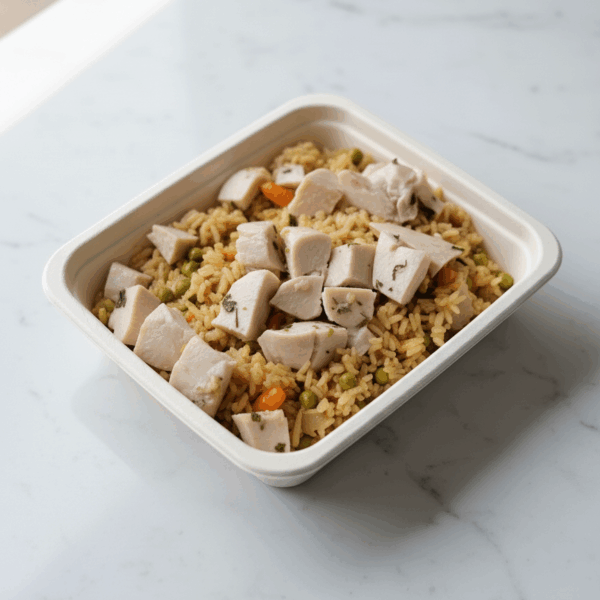 Arroz amarillo con pollo