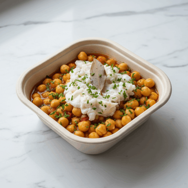 Ropa vieja de bacalao