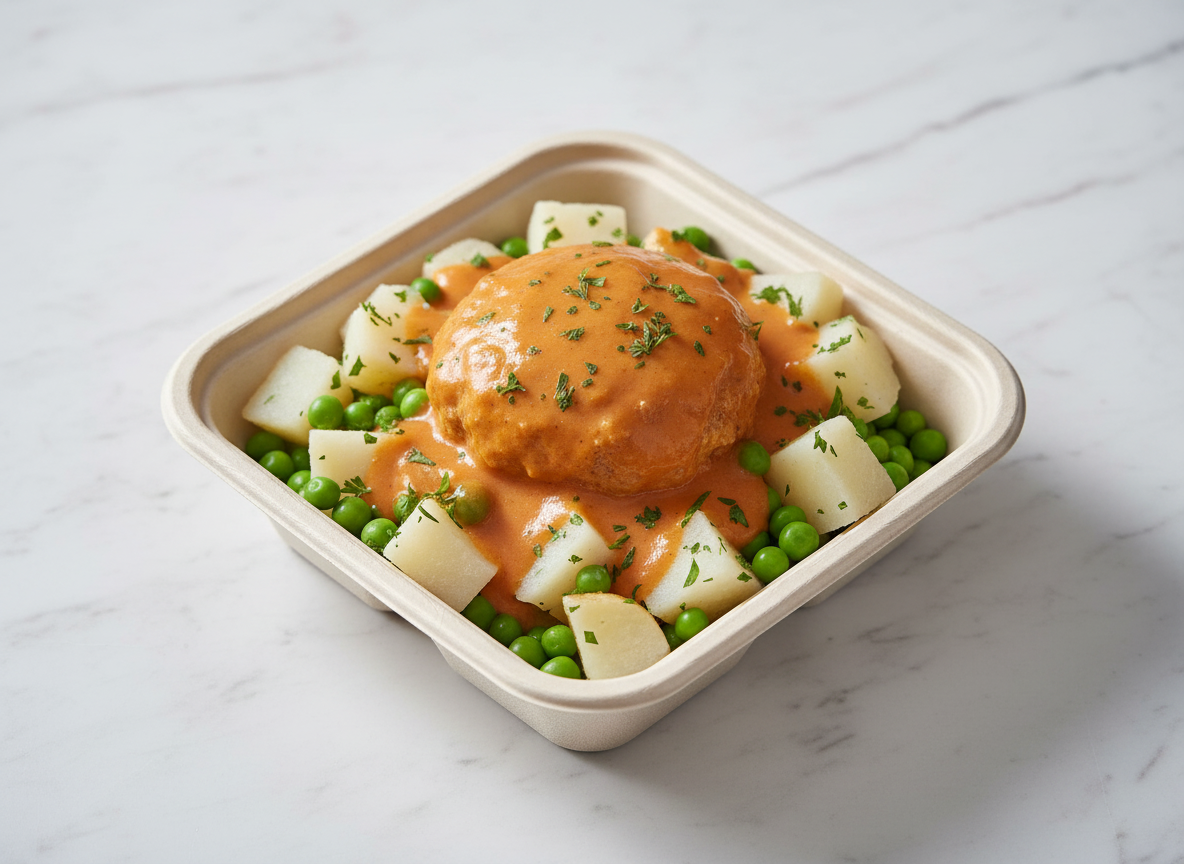 menumaster-1765838038488 Hamburguesa de cerdo con papas y salsa tomate mojo rojo - Imagen 1